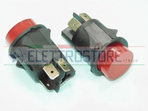 INTERRUTTORE BIPOLARE LUMINOSO TONDO 16A 250V ø 25 mm