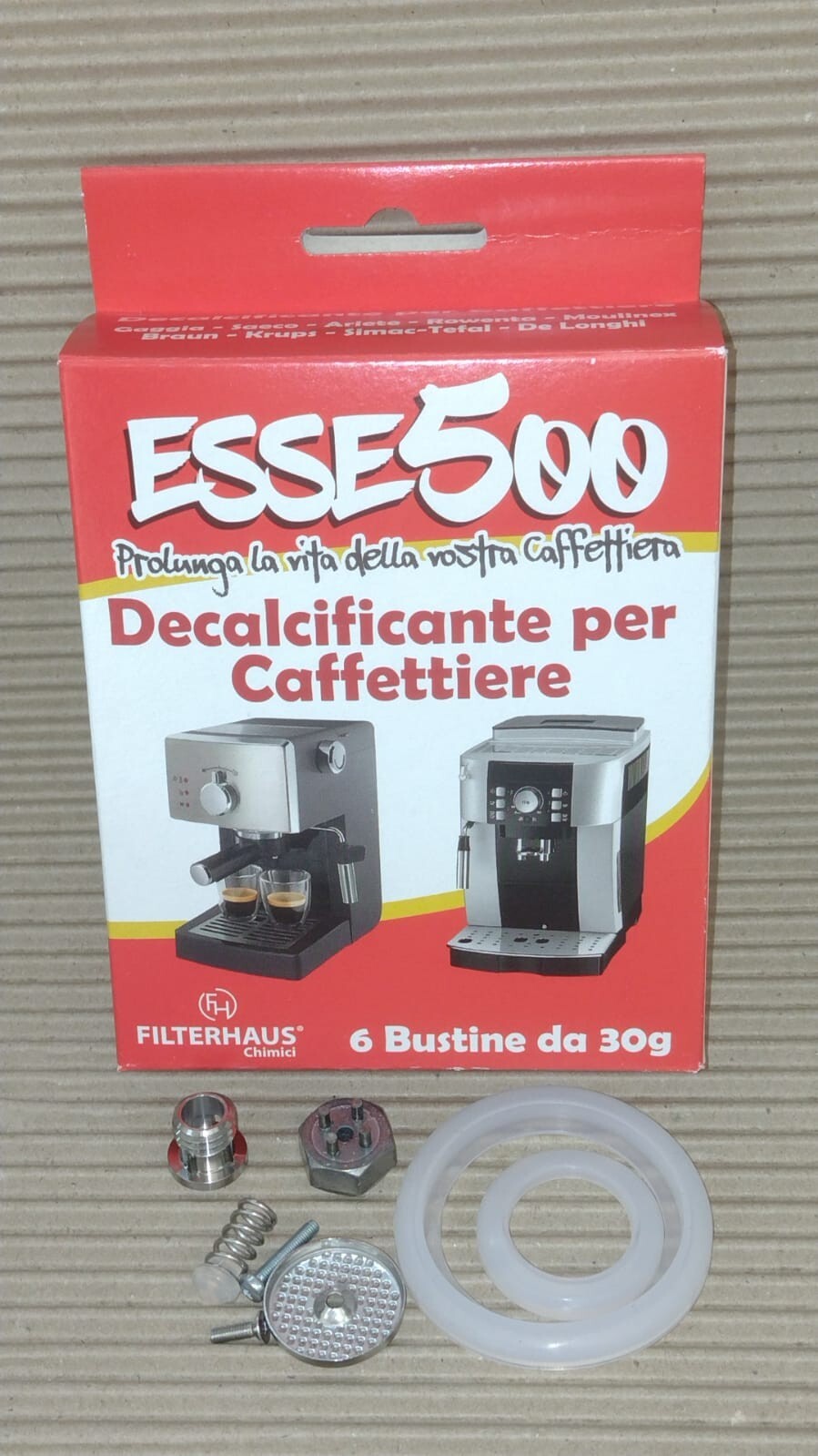 KIT MOKONA BIALETTI COMPLETO + CHIAVE + DECALCIFICANTE SPEDIZ.CON CORRIERE