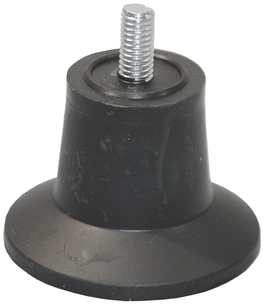 KIT PIEDINI AFFETTATRICE 4Pz GOMMA FILETTO 5mm ALTEZZA 27,5mm + VITE 5MA