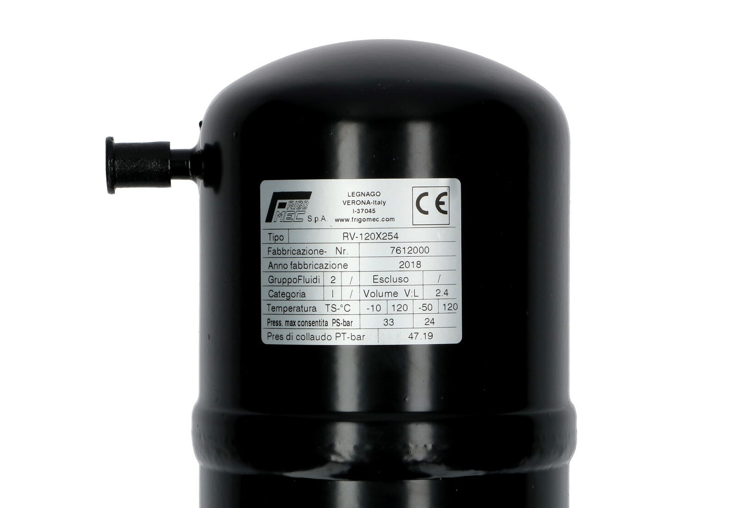 FRIGOMEC RICEVITORE DI LIQUIDO V. 2,4 LT FRIGOMEC