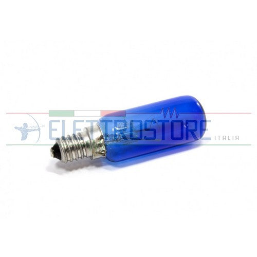 LAMPADA FRIGO BLU 25 WATT E14 ATTACCO PICCOLO PER FRIGORIFERO BOSCH 612235