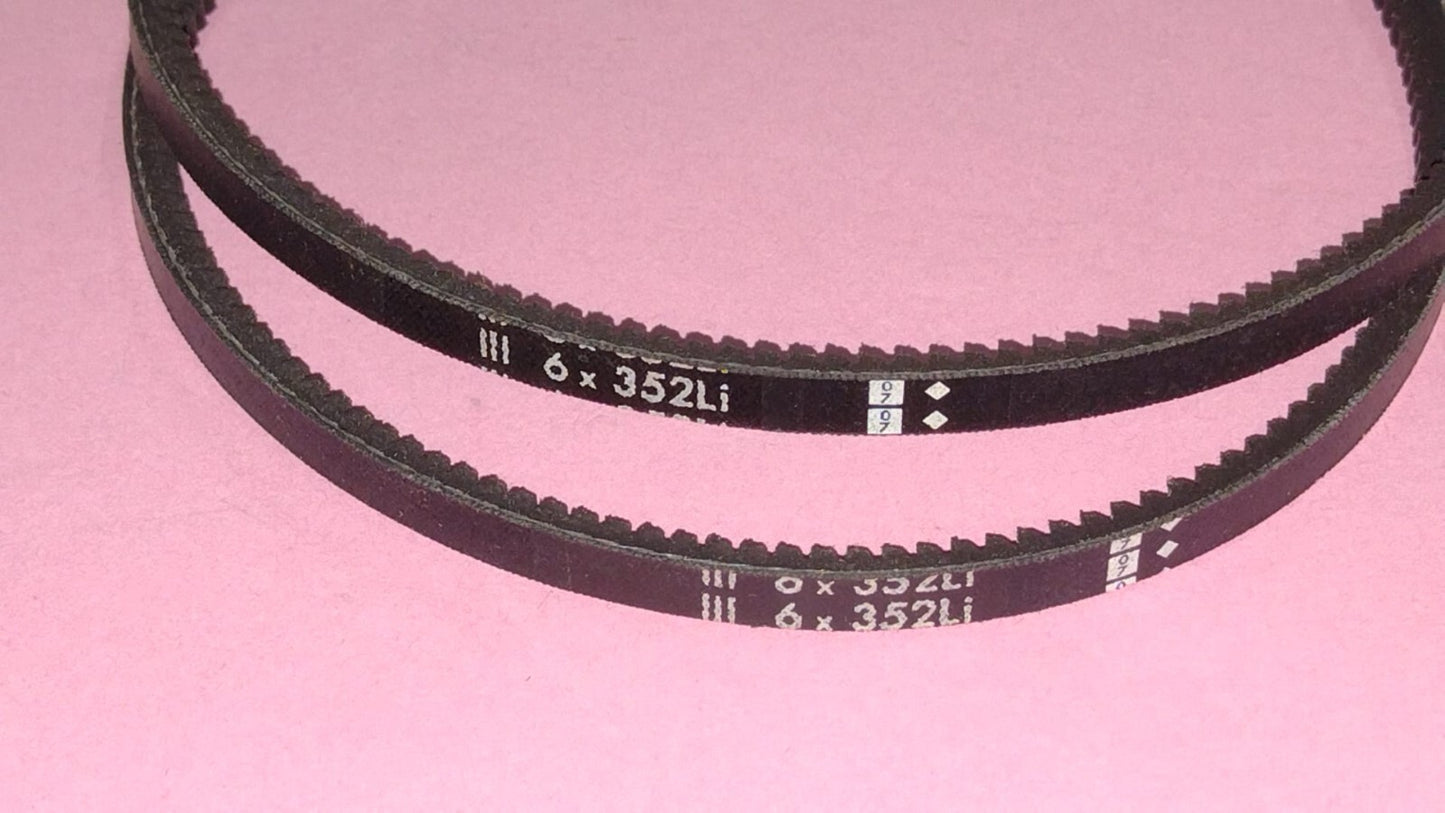 CINGHIA AFFETTATRICE 6x352 Li CINGHIA TRAPEZOIDALE LARG.mm 6 SVILUPPO 352