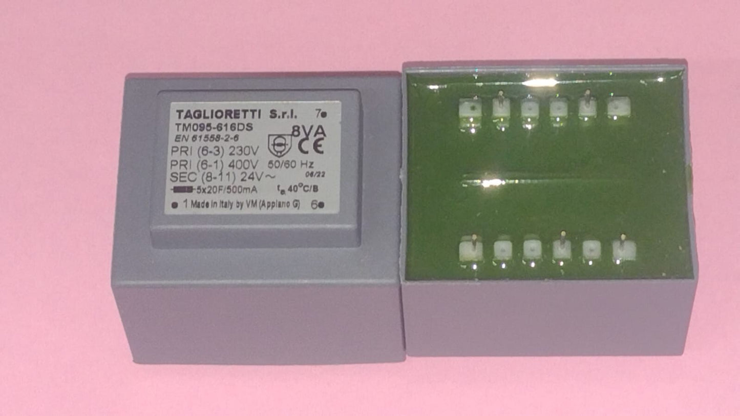 TRASFORMATORE 230-400V/24V 8VA CODICE: 9014098