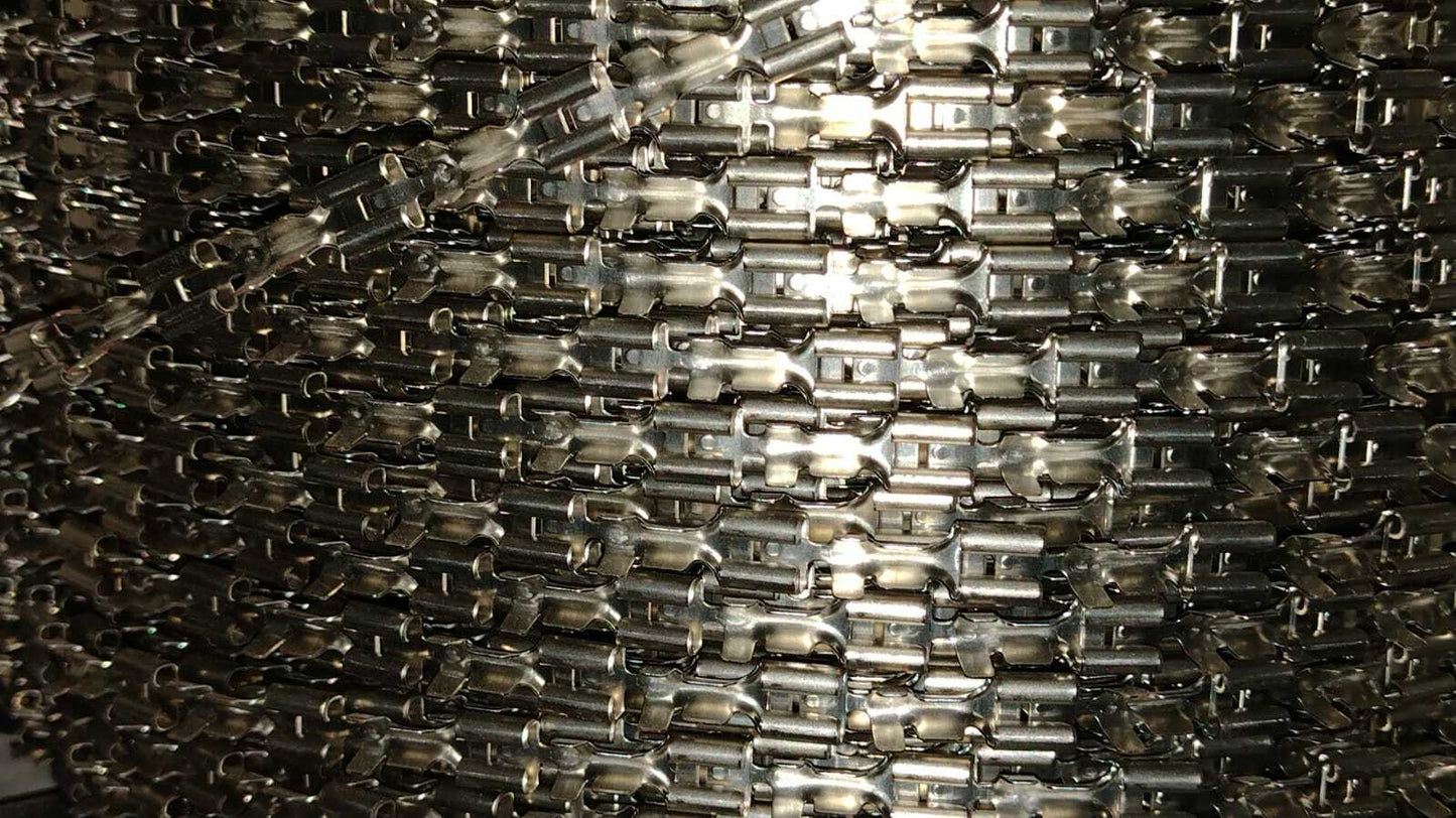 FASTON IN ACCIAIO PER ALTE TEMPERATURE FASTON FORNO CAPICORDA IN ACCIAIO 50pz