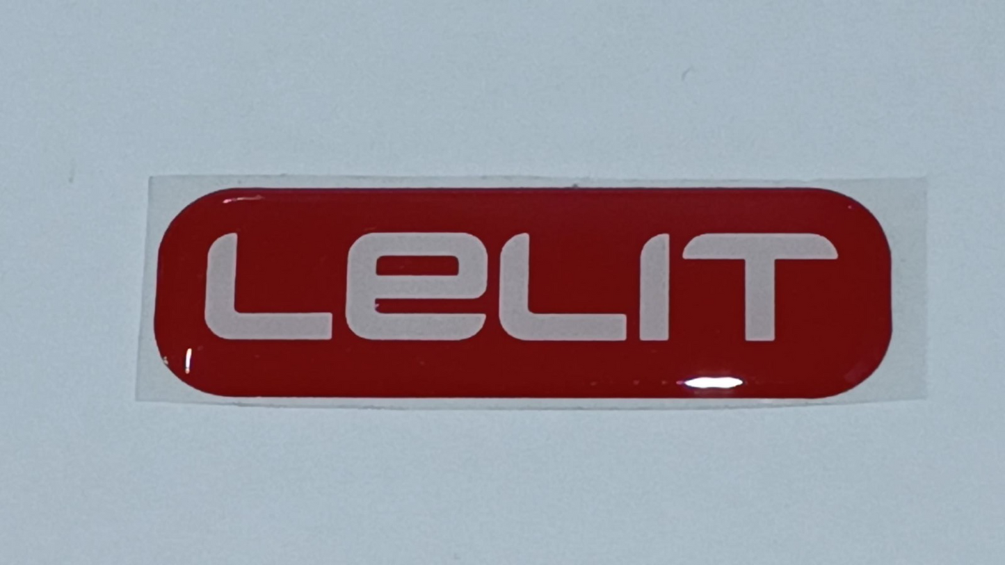 LELIT LOGO LELIT RESINATO ADESIVO 50 x 16mm COD.ORIGINALE MX129