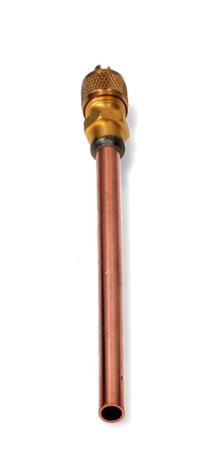VALVOLINA CARICA CON TUBETTO 10cm Ø 6,3mm 1/4 SAE