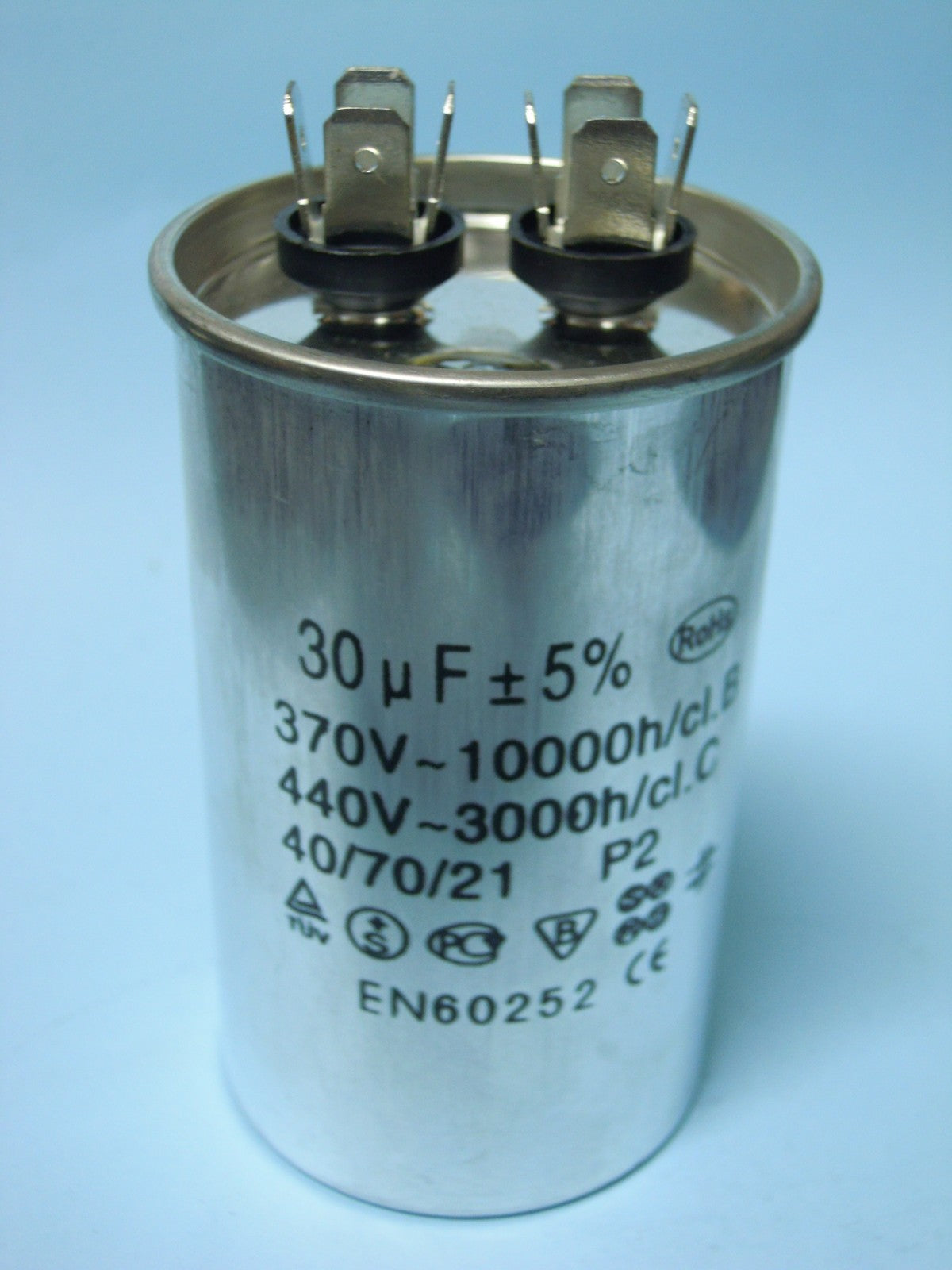 CONDENSATORE 30mf +/- 5% IN ALLUMINIO