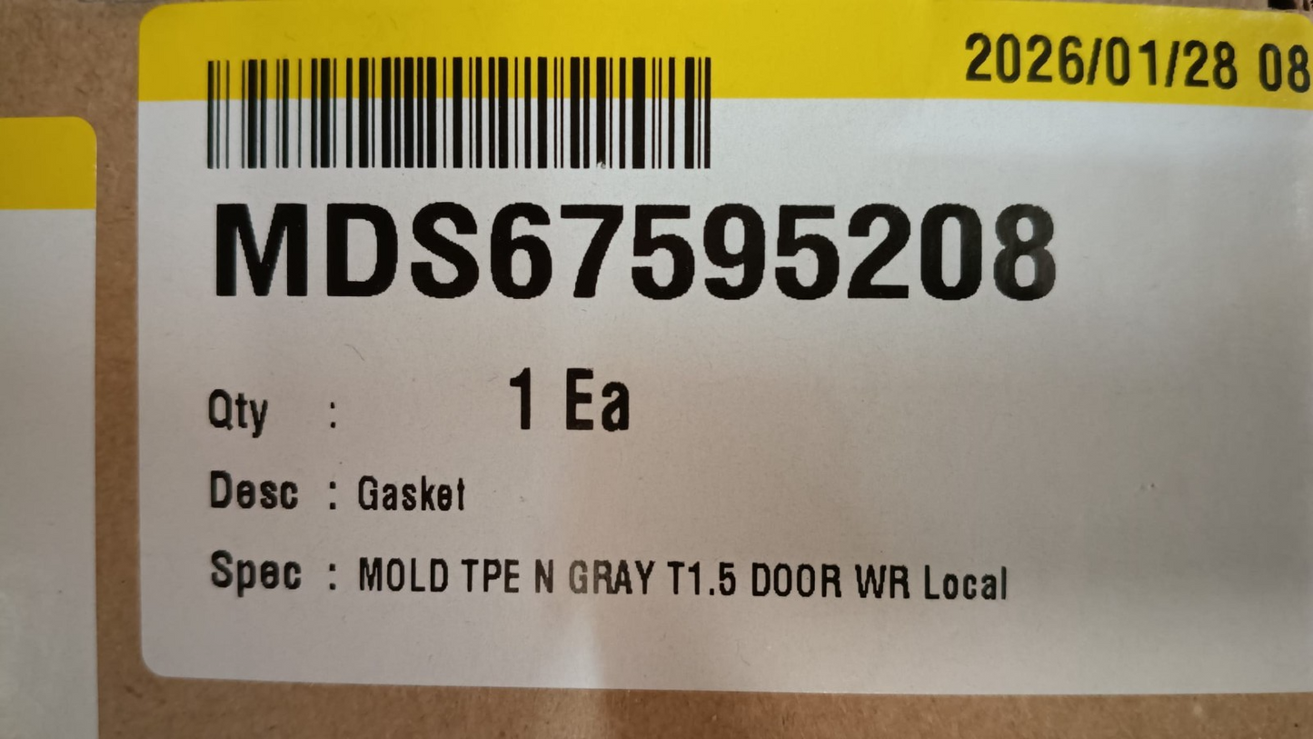 LG GUARNIZIONE OBLO' LAVATRICE LG MDS67595208 ORIGINALE