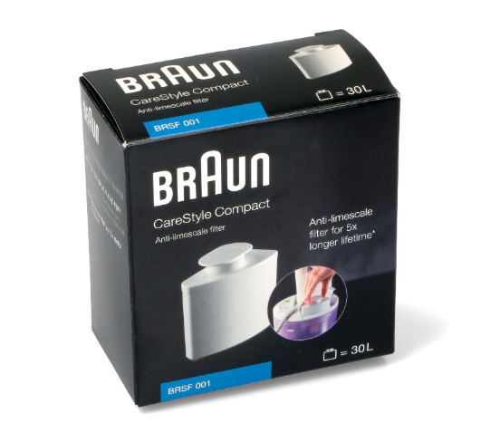 BRAUN Cartuccia anticalcare per ferro da stiro a caldaia Braun 5512812081