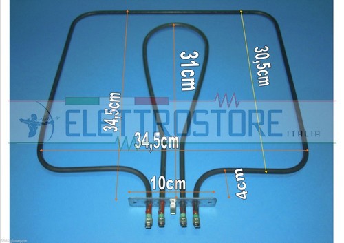 RESISTENZA FORNO CANDY 1050W+450W 220V Tipo 91206722 41000114 41020672