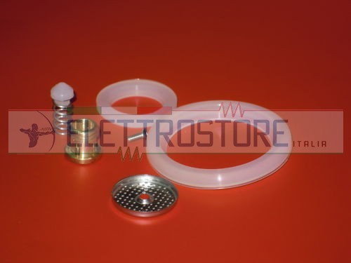 10 KIT GUARNIZIONI MOKONA BIALETTI+ DOCCETTA+ VITE+VALVOLA