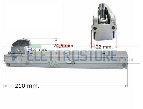 REX ELECTROLUX COPPIA CERNIERE PORTA FORNO 2 PEZZI 3577218047 3577218013