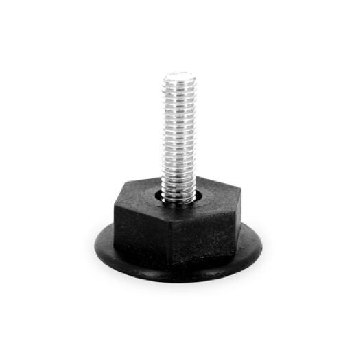 PIEDINO IN PLASTICA UNIVERSALE PER LAVATRICE-LAVASTOVIGLIE-FRIGO PASSO M8x35/50