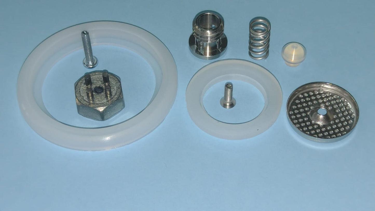 BIALETTI MOKONA KIT MANUTENZIONE COMPLETO VALVOLA GUARNIZIONI FILTRI + CHIAVE