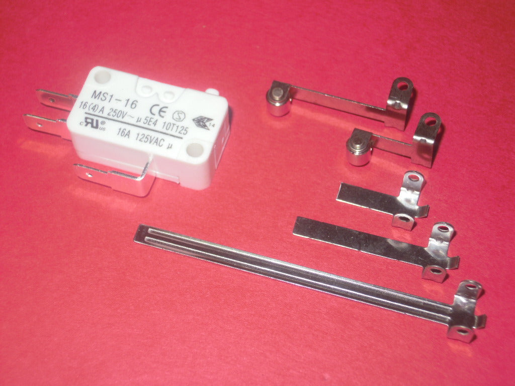 KIT MICRO DEVIATORE CON LEVETTE INTERRUTTORE 16A 3CONTATTI