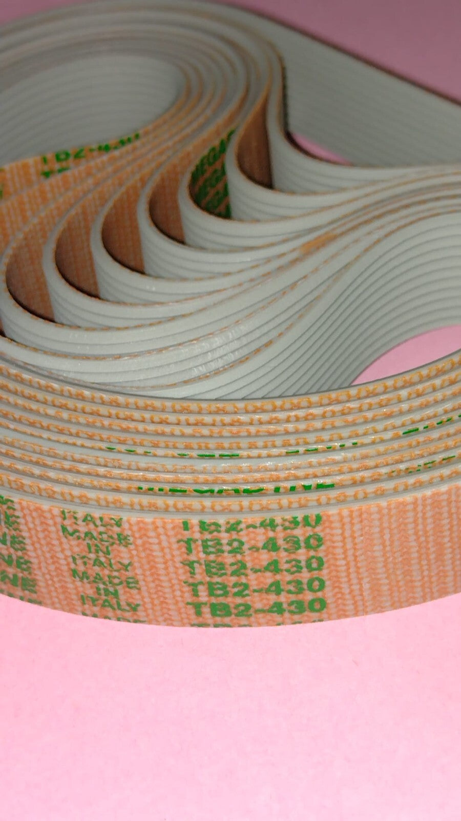 CINGHIA PIATTA SIGLA TB2 430 LARG.mm 22 11 NERVATURE 0190