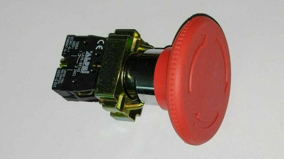PULSANTE D'EMERGENZA A RILASCIO Ø 60mm