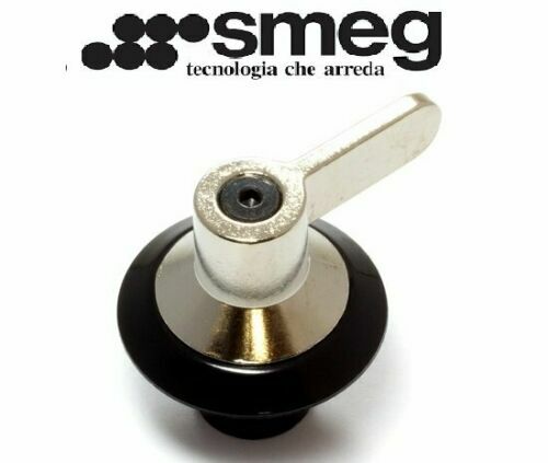 MANOPOLA PIANO COTTURA CUCINA SMEG ARGENTO 694975086 fuoco ORIGINALE