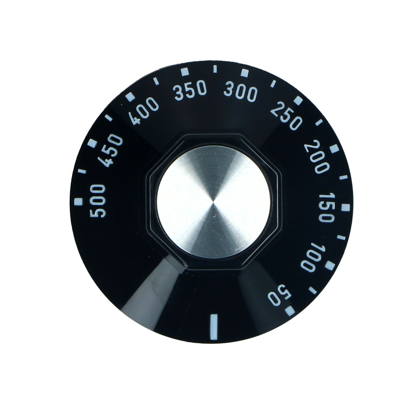MANOPOLA FORNO NERA ø 50 mm 50-500°C EGO 0000.524.834 3444187