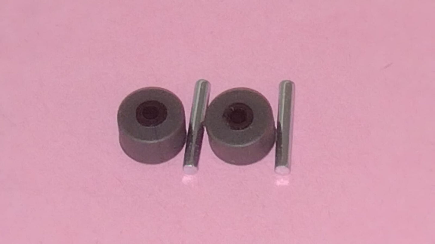 Kit rotelle e perni per Rowenta Mano X-Pert 160 X-Pert 3.60 RH72 RH69 anteriore