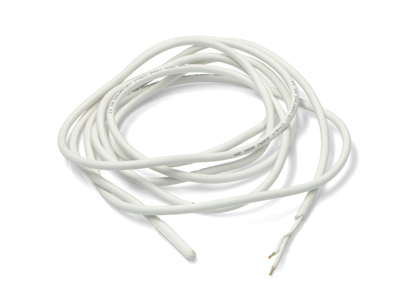 RESISTENZA SILICONICA MONOCAVO 2mt 230V 80W 230V Ø 4mm/4,2mm raccomandata