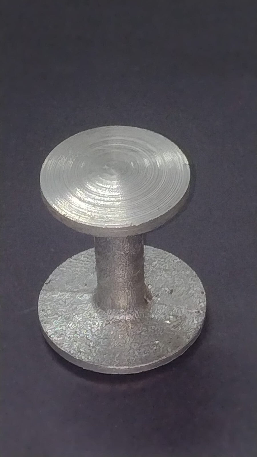 PRESSINO IN ALLUMINIO Ø 54mm FONDO BOMBATO