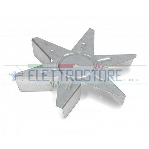 VENTOLA MOTORE FORNO 6 pale Ø150mm. Altezza: 21,5mm