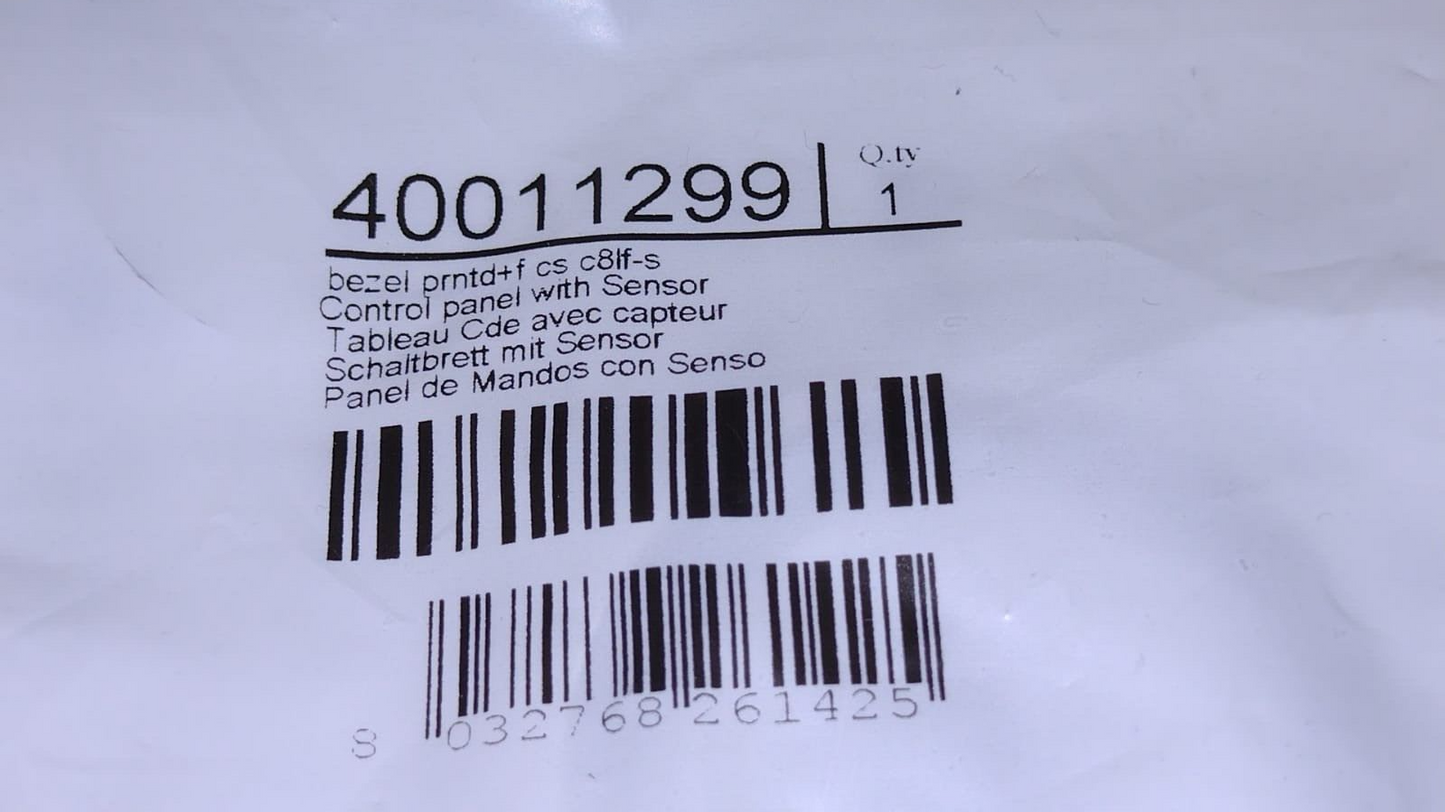 CRUSCOTTO COMANDI CON SENSORE PER LAVATRICE CANDY HOOVER ORIGINALE 40011299