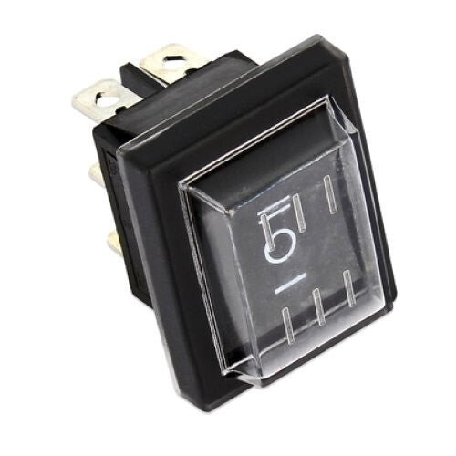 Commutatore bipolare i 0 ii 15a 6 faston con protezione F328