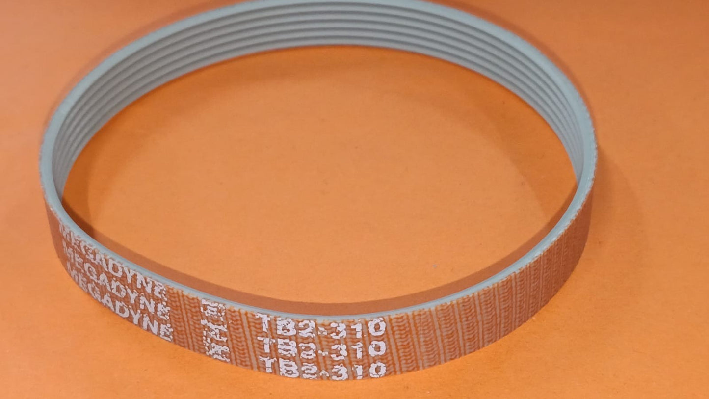 CINGHIA per AFFETTATRICE TB2 310 MEGADYNE di Ricambio 6 Nervature ricambi h 12 m