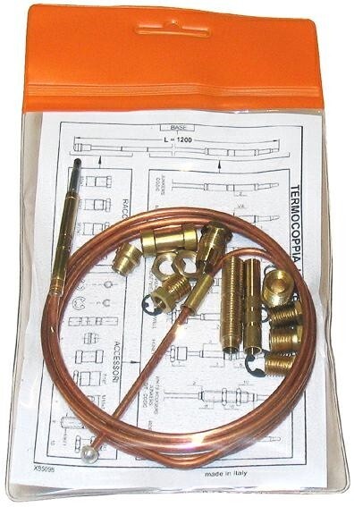 TERMOCOPPIA UNIVERSALE 120cm 3440000 ALPENINOX 0S0056 ZANUSSI ELECTROLUX 0S0056