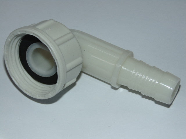 RACCORDO A L 3/4 NYLON L=137MM CON DADO 3/4 E GUARNIZIONE
