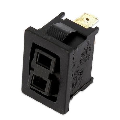 Interruttore con asole faston 4,8mm 2 contatti