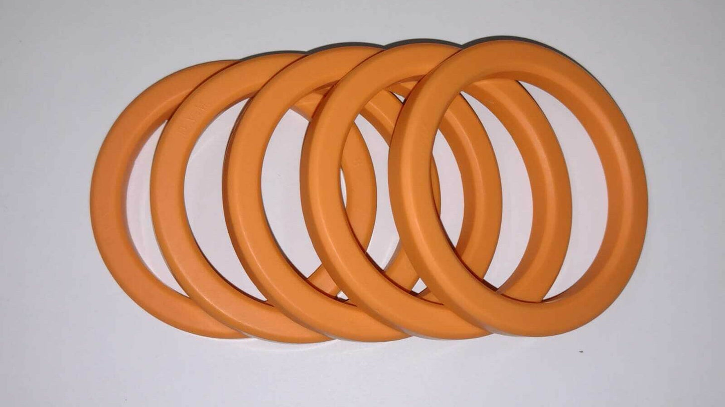 GUARNIZIONE SOTTOCOPPA FAEMA PIANA 72,7x57xH.8mm 80SH SILICONE ARANCIONE FDA 1pz
