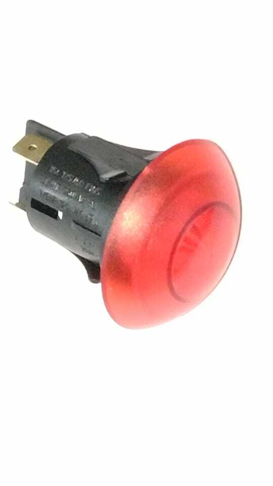INTERRUTTORE BIPOLARE ROSSO 16A 250V 3319794