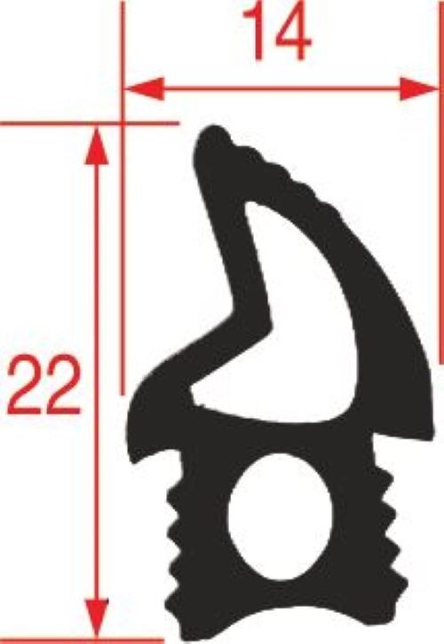 GUARNIZIONE PORTA FORNO UNOX XF183 220cm 5126919