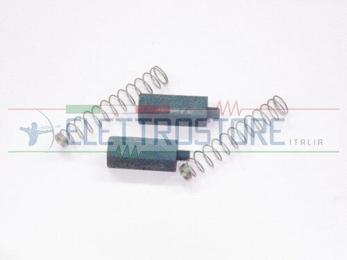 carboncini 5 x 6 x 18 mm con molle