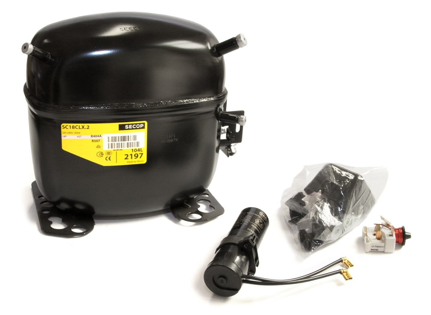 COMPRESSORE SECOP SC18CLX.2 R404a/R507 LBP 17,68cc