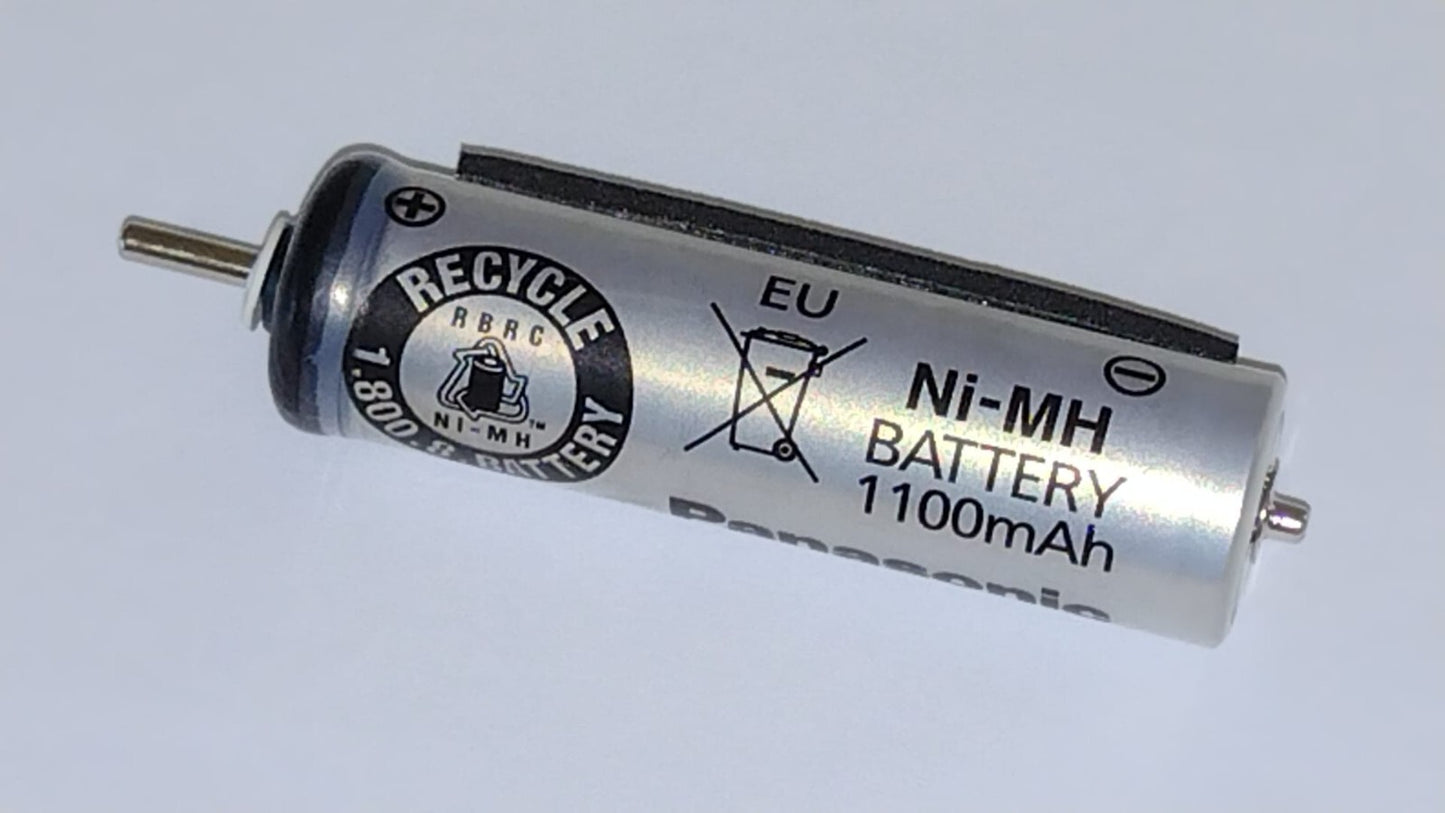 Panasonic batteria ricaricabile Ni-Mh 1100mAh per idropulsore EW1211 e ER-GB40 .
