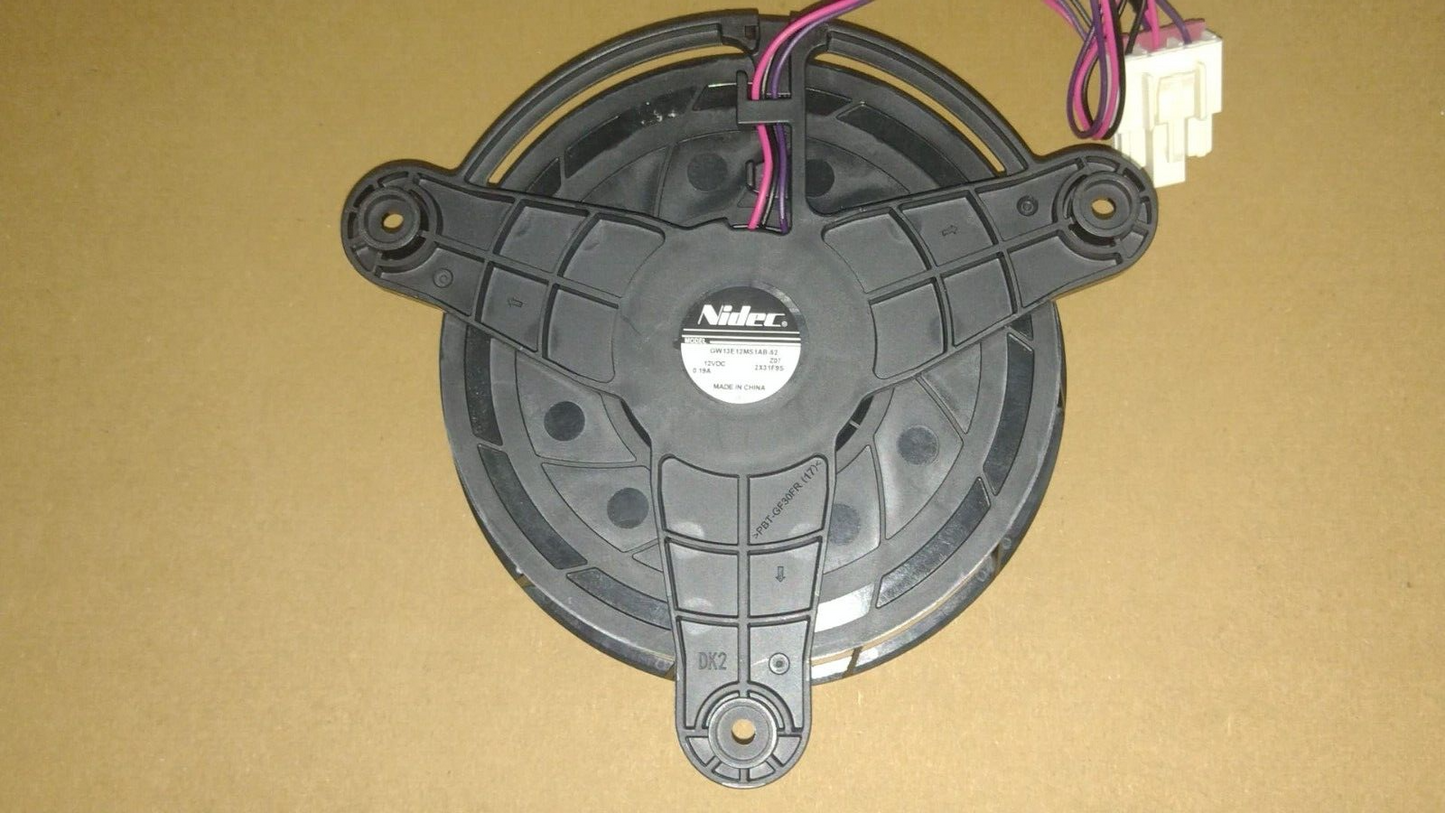 VENTOLA FRIGO DAEWOO HISENSE NIDEC GW13E12MS1AB-52 12VDC 0,19A 2X31F9S