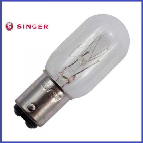 LAMPADINA a baionetta 15 W per MACCHINA DA CUCIRE SINGER 240V BA15D/19
