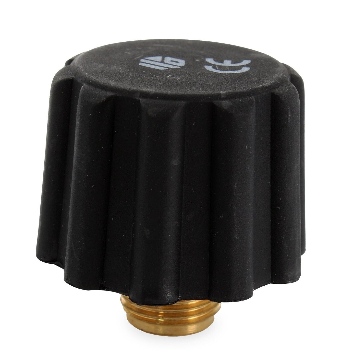 Tappo valvola maschio 3/8 stirella + GUARNIZIONE taratura 4,5 bar Q020