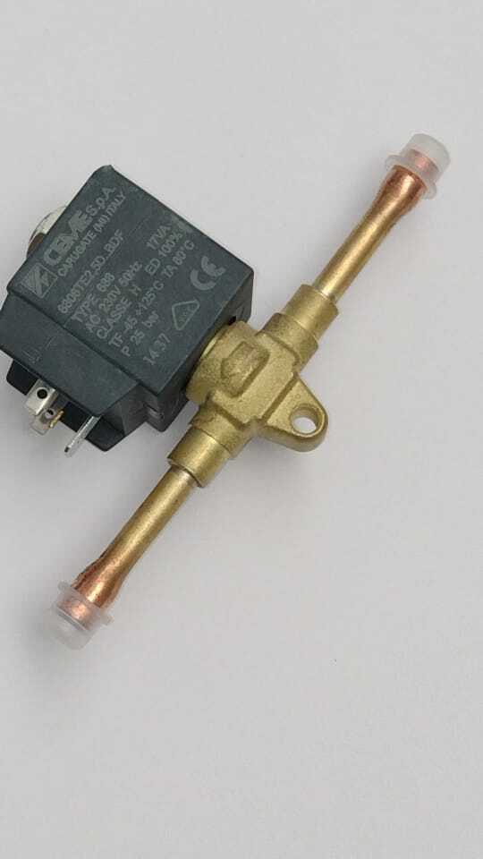 ELETTROVALVOLA CEME 2 VIE FREON 230V 50HZ ODF 6mm Adatta macchine del ghiaccio