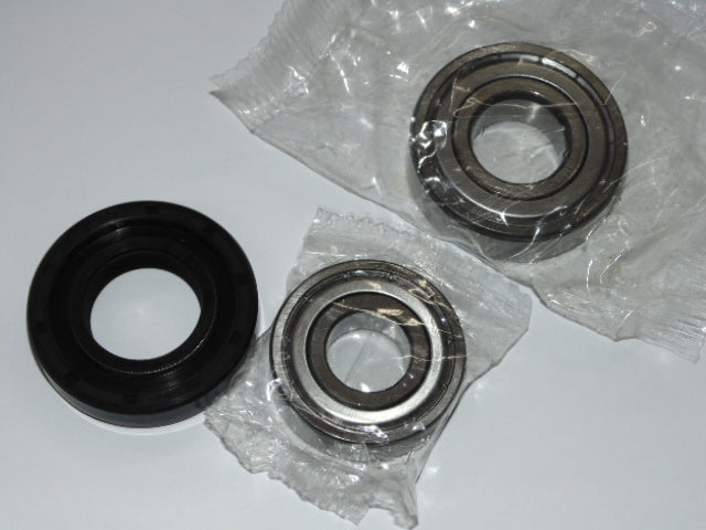 KIT CUSCINETTI + TENUTA LAVATRICE SAMSUNG 35x65.55x10/12 6205SKF + 6206 SKF ZZ
