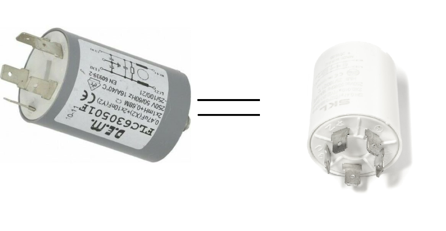 FILTRO ANTIDISTURBO D.E.M. FLC630501F D068006 = CONDENSATORE SKL 0,47mf