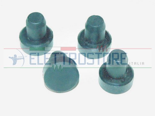 PIEDINO IN GOMMA H.10mm D.20mm KIT 4pz COD.PD32 PIEDINI MACINACAFFE'