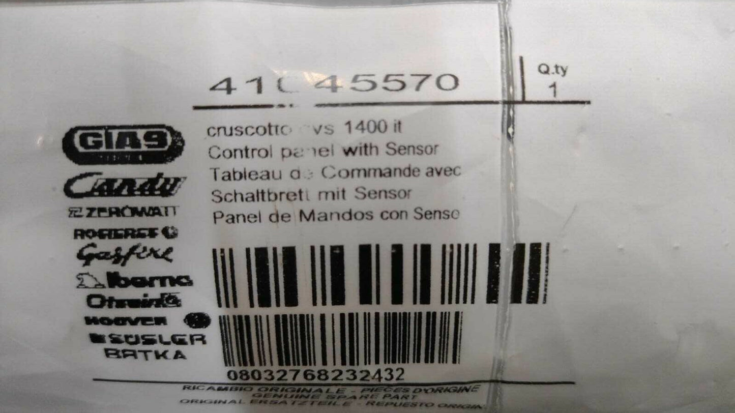 CRUSCOTTO LAVATRICE CANDY HOOVER ORIGINALE 41045570