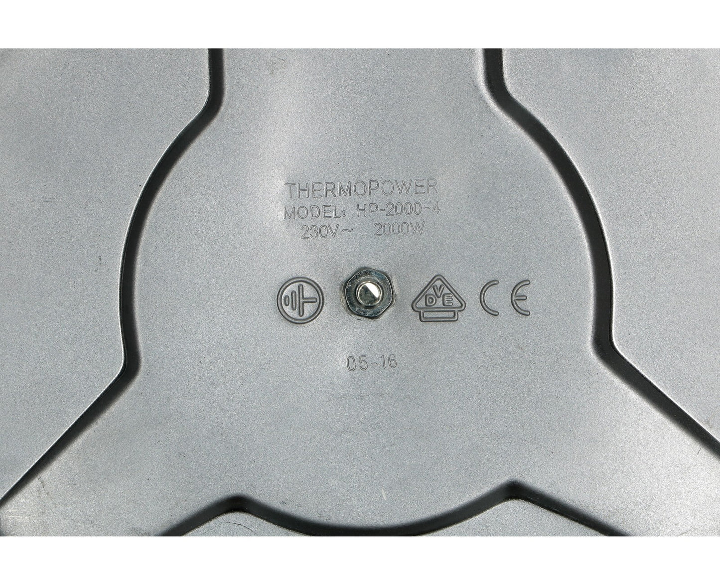 PIASTRA ELETTRICA 2000W 230V Ø 22cm