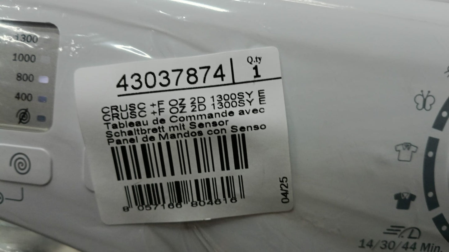 CANDY CRUSCOTTO COMANDI PANNELLO CONTROLLO LAVATRICE ORIGINALE 43037874