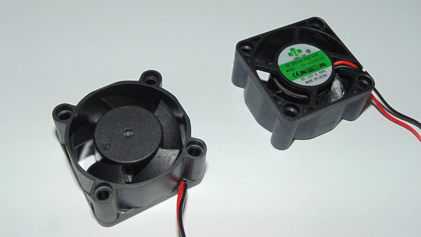 VENTOLA 4x4x2cm VENTOLA ASSIALE 40x40x20mm VENTOLA DC12V 0,09A